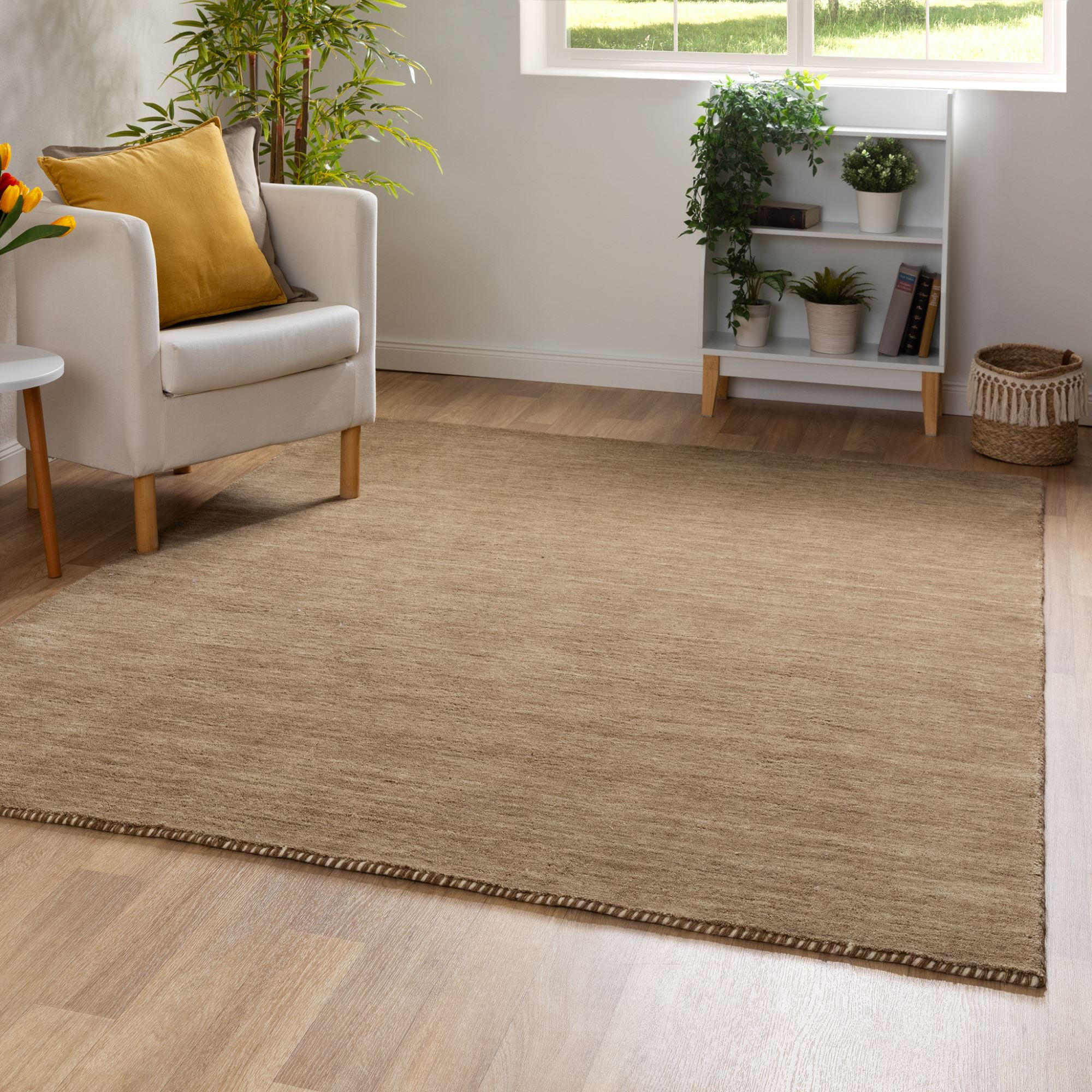 WOLLTEPPICH 190/290 cm Nomade - Braun, Naturmaterialien (190/290cm) - Steffensmeier