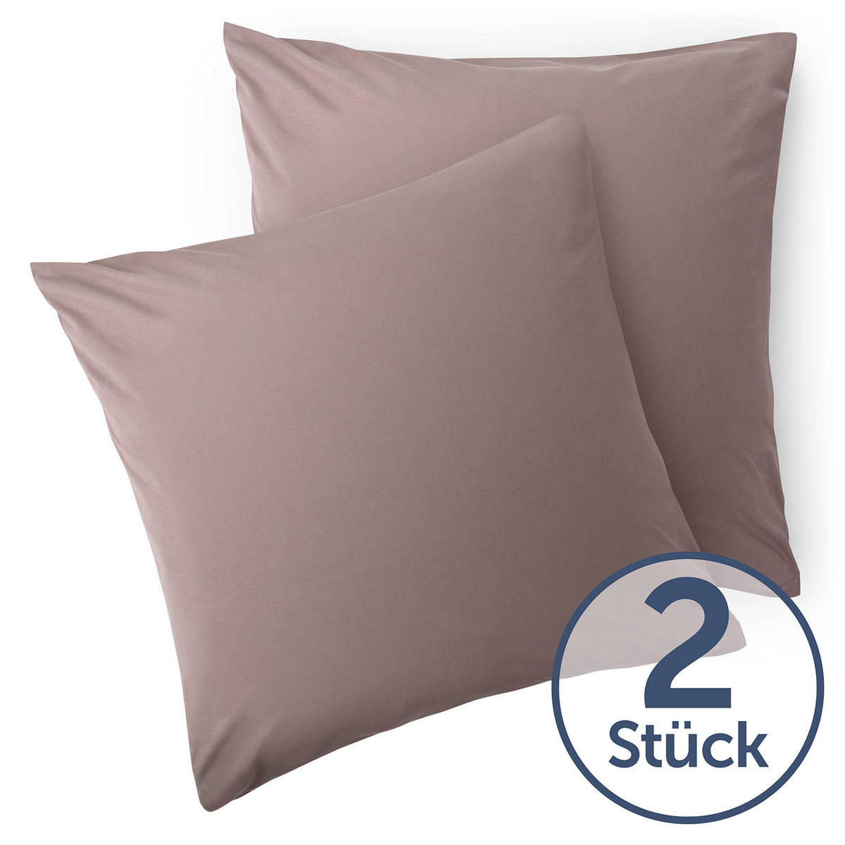 KISSENBEZUG Ellen 60/60 cm, 2er-Set, Taupe - Taupe, Textil (60/60cm) - Blumtal