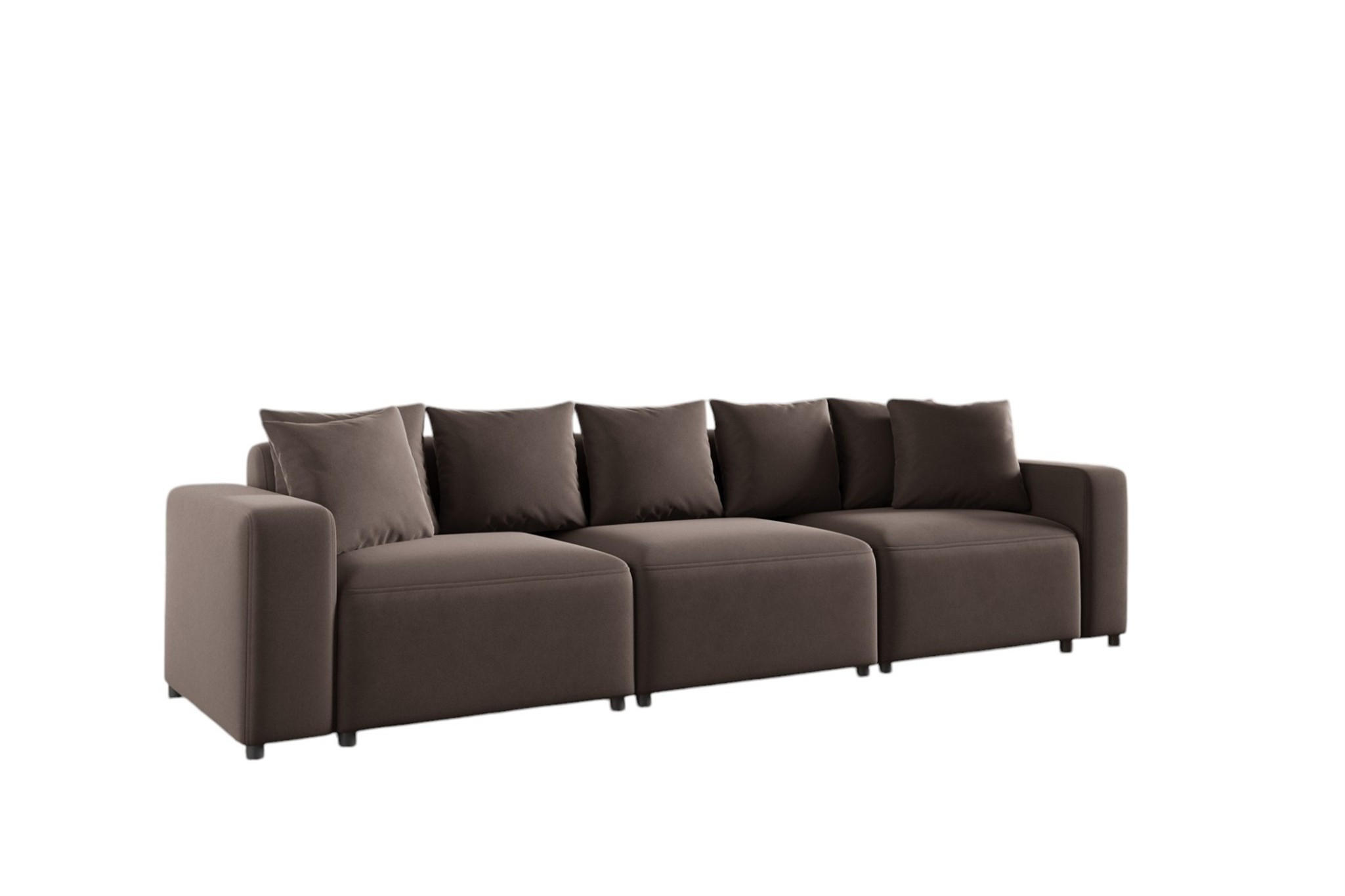 Fun Möbel Sofa Braun 327x75x98 cm