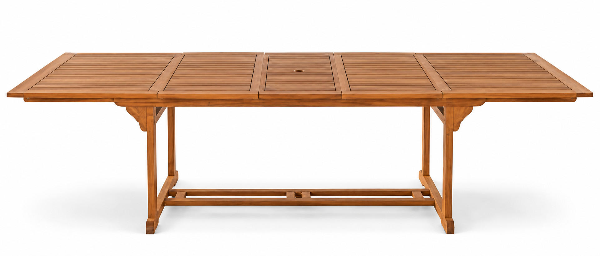 GARTENTISCH Liberia Auszugstisch rechteckig 180-260 cm Eukalyptusholz - Eukalyptusholzfarben, Holz (110/260/75cm) - Sedex