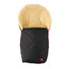 LAMMFELL-BABYSCHALENFUSSSACK Emma, black - Schwarz, Fell (37/7/80cm) - Kaiserbaby