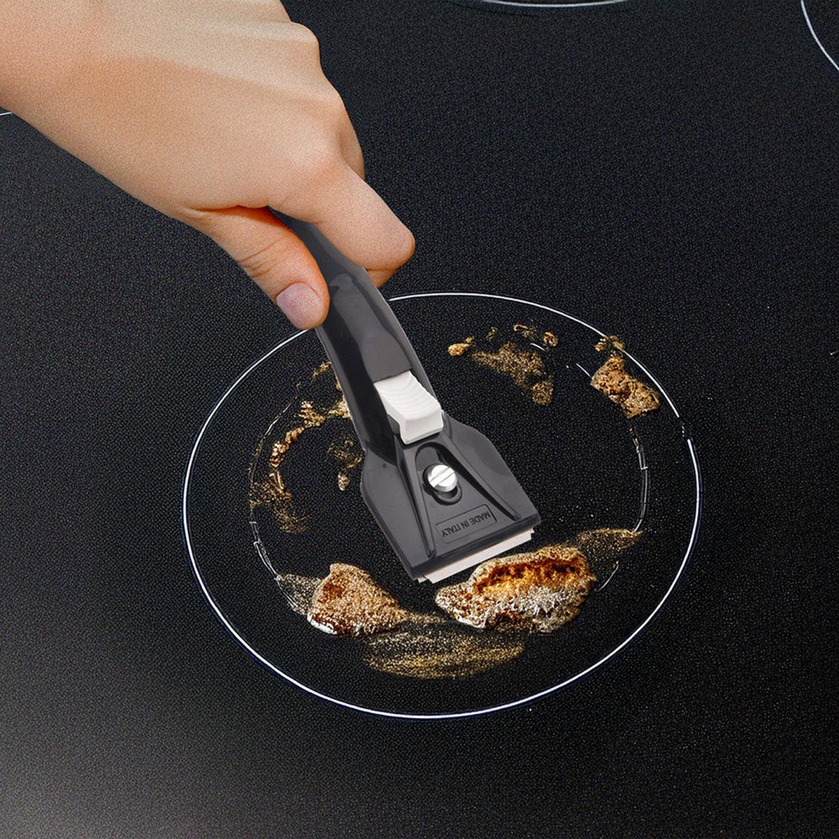 KUCHENMESSER CLASSIC Schwarz Silber - Schwarz, Metall (39cm) - Orion 