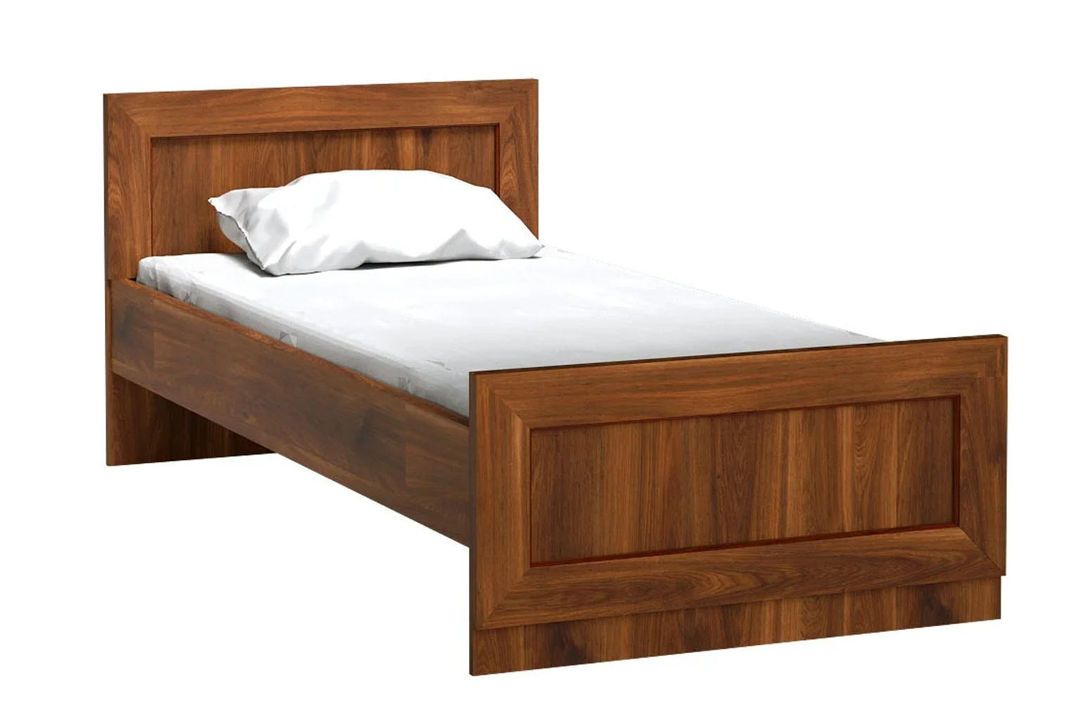 BETT TADEUSZ T-21 - Akaziefarben, Holzwerkstoff