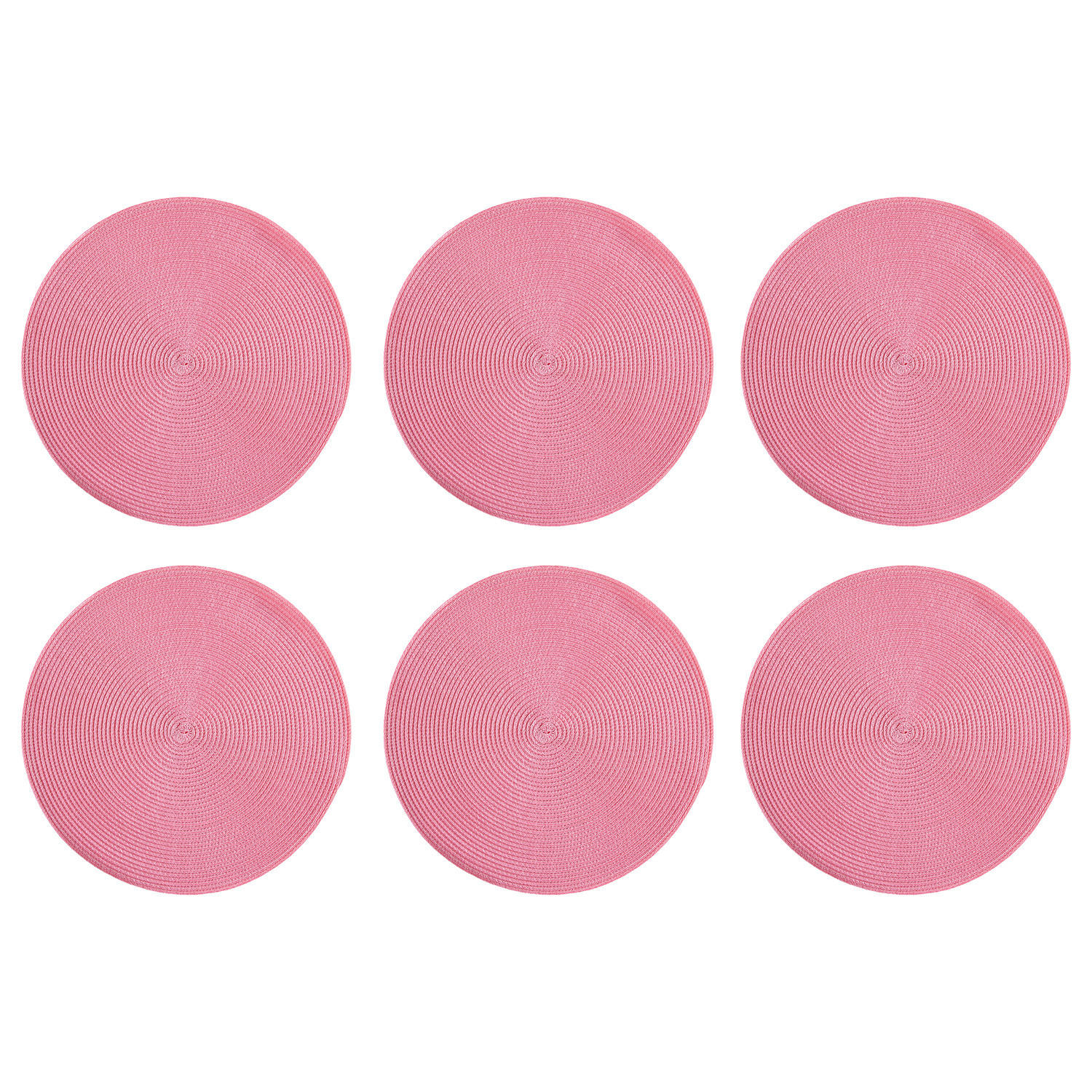 TISCHSET (6er Set) Ambiente - Rosa, Kunststoff (38/38cm) - Butlers