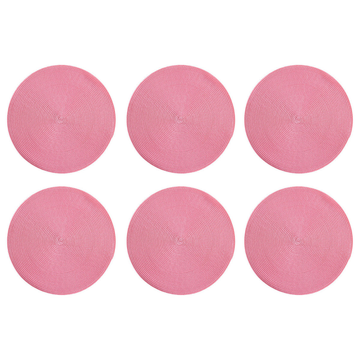 TISCHSET (6er Set) Ambiente - Rosa, Kunststoff (38/38cm) - Butlers