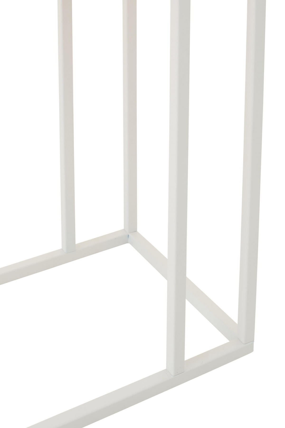 BEISTELLTISCH RECHTECKIG - Orange, Metall (47.5/29.5/60.5cm) - J-Line