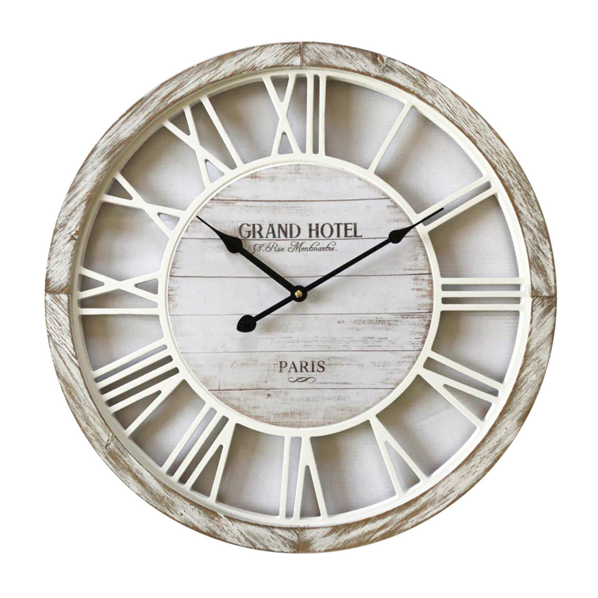 WANDUHR Grau 5/50/50 cm - Grau, Holzwerkstoff (5/50/50cm) - Mobili Rebecca