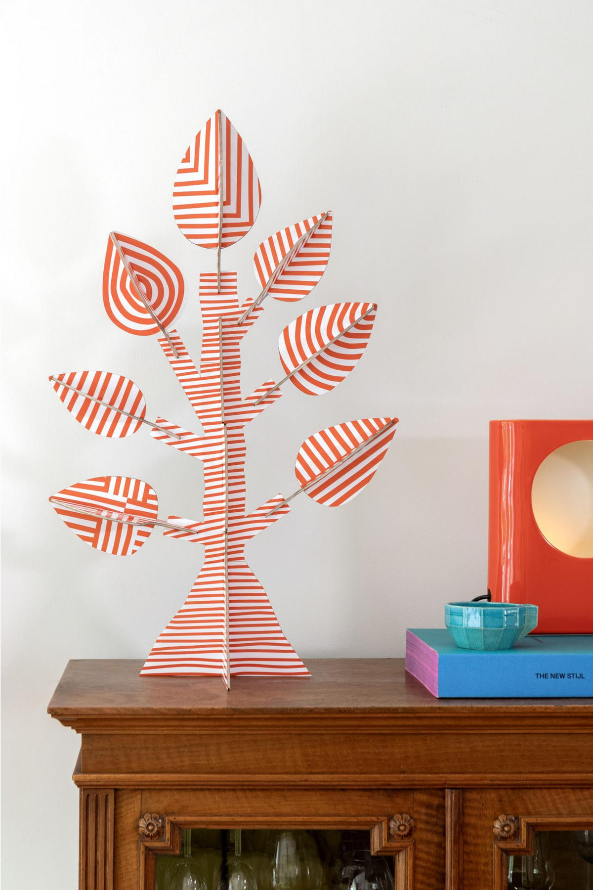 WANDOBJEKTE Studio ROOF, Tree of Life, 3D Bastel-Set, Design Jantien - Naturfarben, Karton (46.1/22.9/74cm) - ich-zapfe
