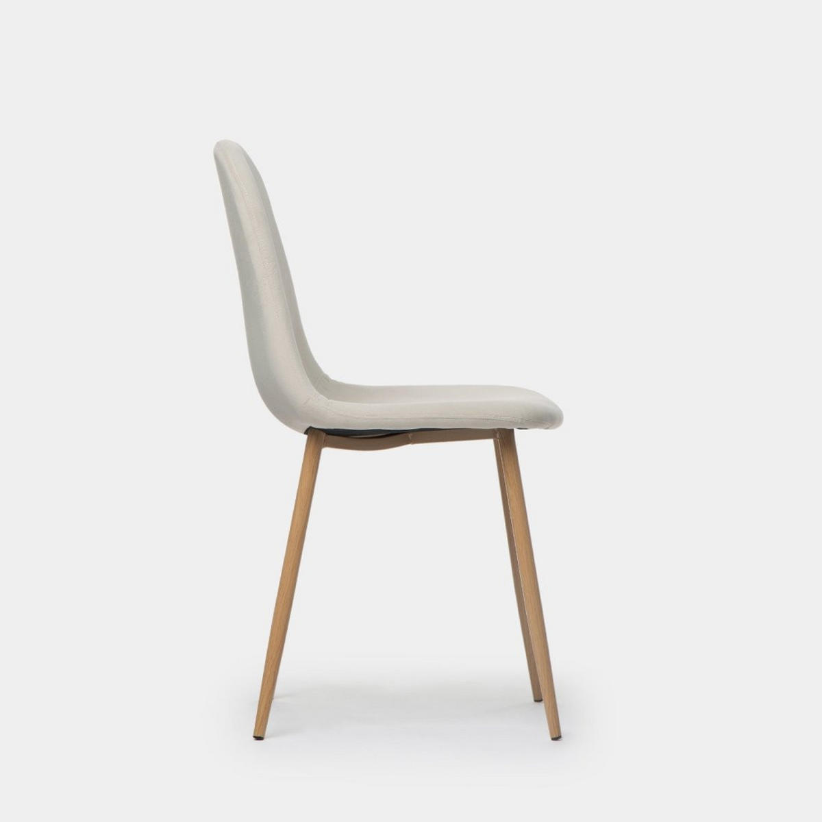 ESSZIMMERSTUHL Ellis Beige 45 cm x 86 cm - Sandfarben, Textil (45/86/52cm)