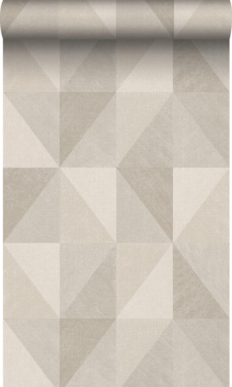 TAPETE 3D-Muster 50 x 900 cm - Beige, Papier (50/900cm) - Origin Wallcoverings