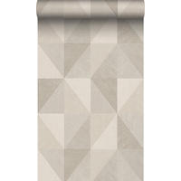 TAPETE 3D-Muster 50 x 900 cm - Beige, Papier (50/900cm) - Origin Wallcoverings