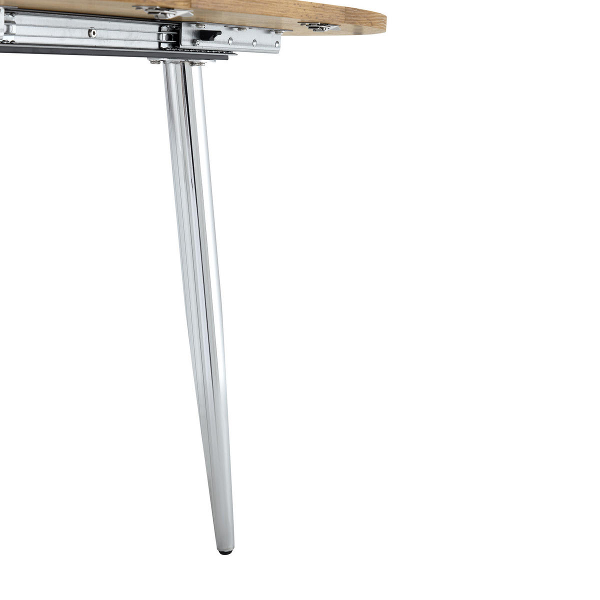 ESSTISCH ausziehbar 107-137 cm DE-40074 Weiß - Naturfarben, Holzwerkstoff (107/137/75cm) - ComfortXL