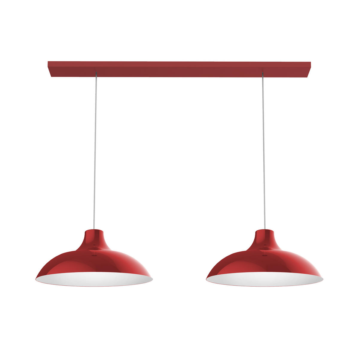 HÄNGELEUCHTE - Rot, Metall (30/30/15cm) - Lumicom