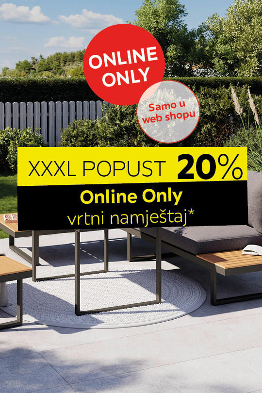 20% na Online Only vrtni namještaj