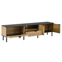 TV-ELEMENT 170/35/44.5 cm Natürlich mit 1 Schublade - Ahornfarben, Holz (170/44.5/35cm) - Oxeza