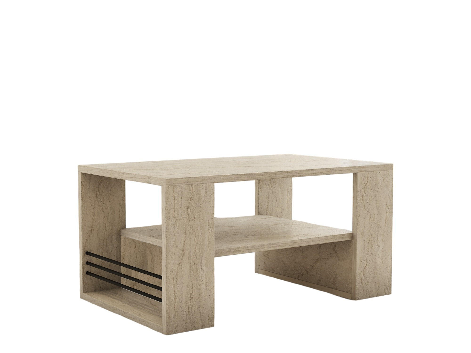 Habitat Garten Couchtisch Beige 50x40x80 cm
