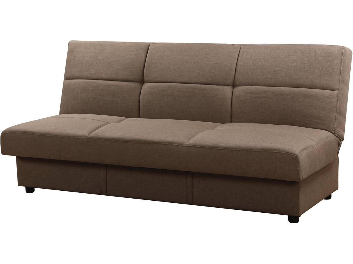 SCHLAFSOFA Enzo Taupe - Taupe, Textil (186/87/80cm) - Habitat Garten