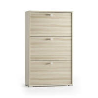 SCHUHSCHRANK Eiche 28/67/112 cm - Wildeiche/Eichefarben, Holzwerkstoff (67/112/28cm) - DMORA