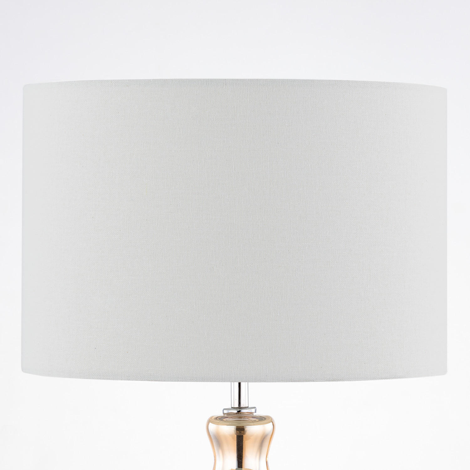 TISCHLEUCHTE - 1-flammig - Beige, Textil (30/30/53cm) - home24