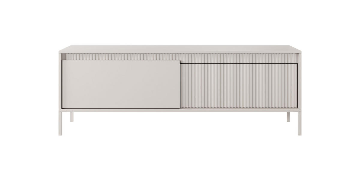 TV-SCHRANK Beige Senso 153/53 cm - Beige, Holzwerkstoff (153/53/39cm) - Bettso