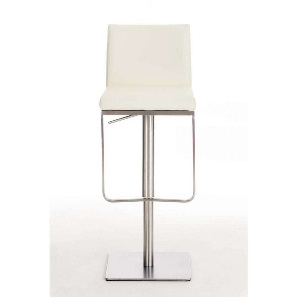 Thumbnail - CLP Barhocker, Creme, Textil, 42x86x44 cm, Esszimmer, Barmöbel, Barhocker