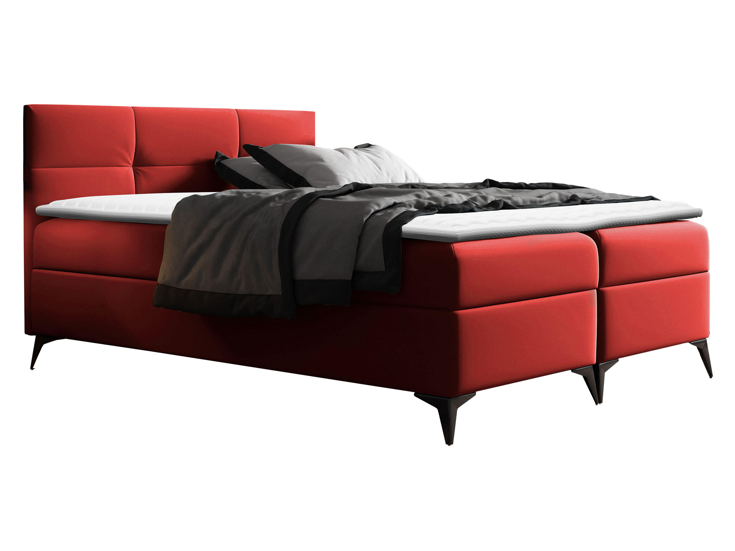 BOXBETT Figaro - Rot, Holz (200/200cm) - MIRJAN24