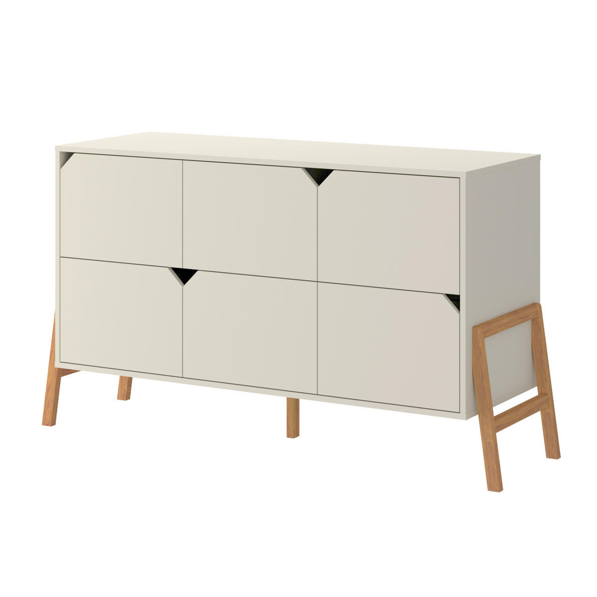 KINDERKOMMODE Lotta - Beige, Holzwerkstoff (150/85/50cm) - RAUMHIRSCH FURNITURE