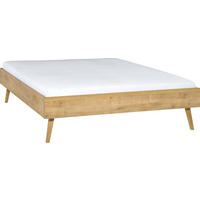 DOPPELBETT NATURE - Eichefarben, Holzwerkstoff (205/145/45cm) - Vox Möbel