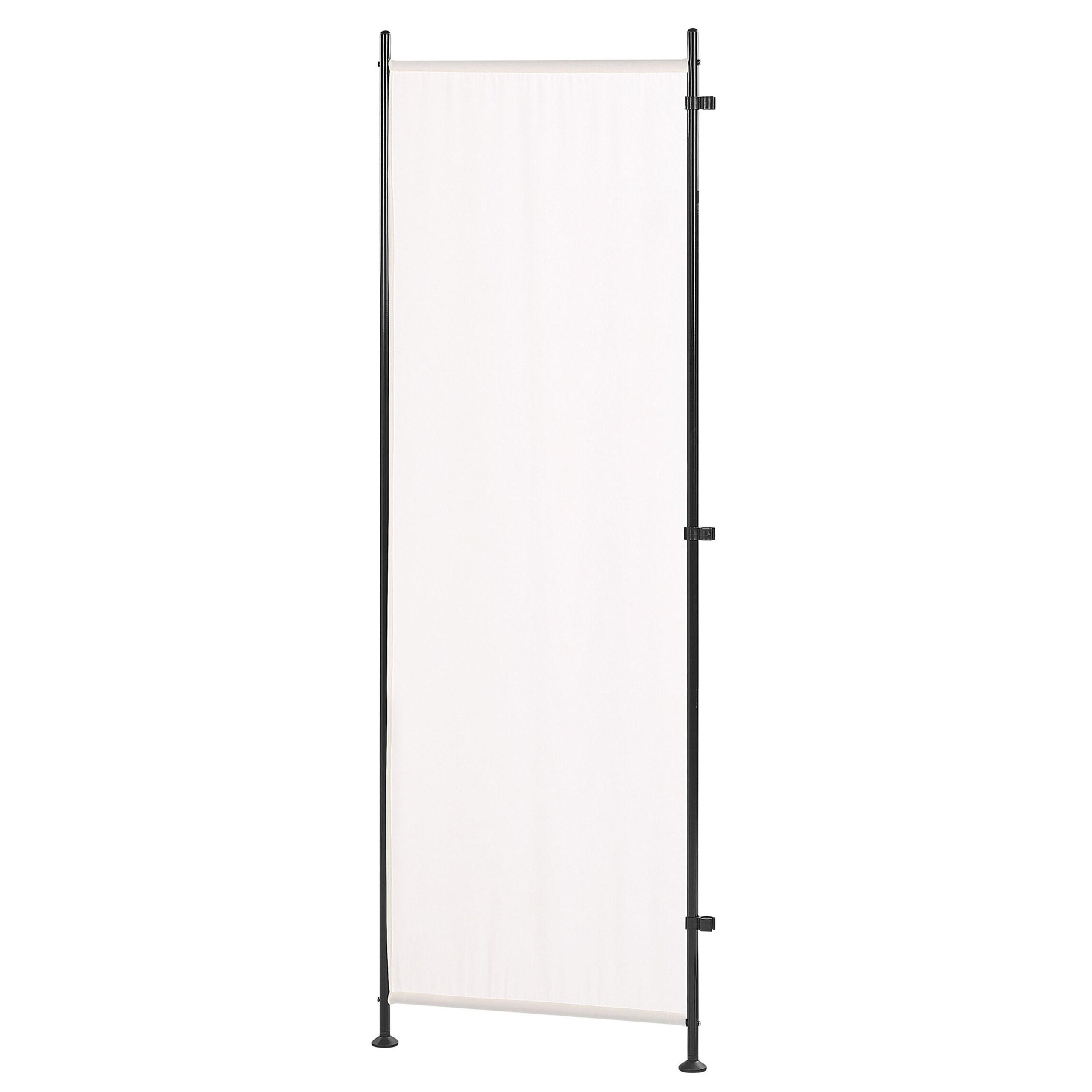 Beliani Raumteiler Weiß 161x170x2 cm