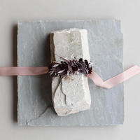 ARMBAND Trockenblumen Eukalyptus bordeaux winterlich - bordeaux - Bordeaux, Naturmaterialien (15cm) - Lykke & You