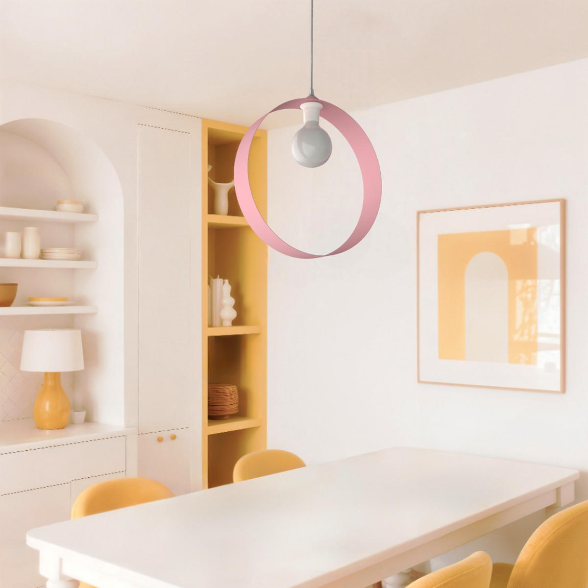 HÄNGELEUCHTE Nucleo - Pink, Metall (7/40/40cm) - Lumicom