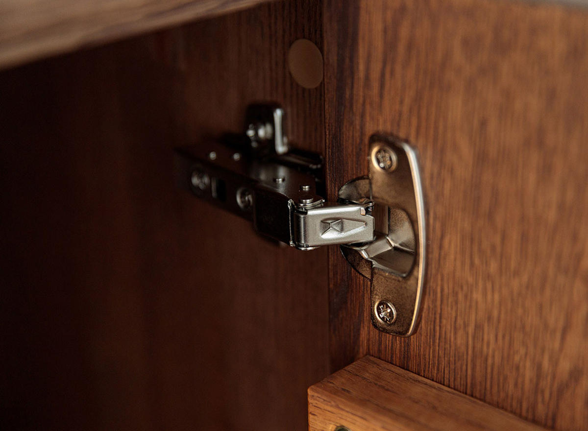 HÄNGEVITRINE Collodi Wildeiche Tabak 73 / 37 / 175cm - Wildeiche/Eichefarben, Holz (73/175/37cm) - Feldmann-Wohnen