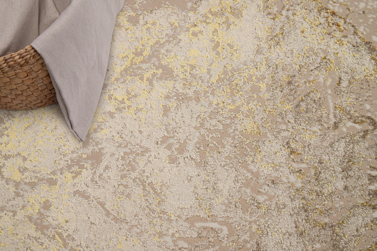 TEPPICH CRYSTAL Creme Beige 80/150 cm - Beige/Creme, Textil (80/150cm) - Tapiso