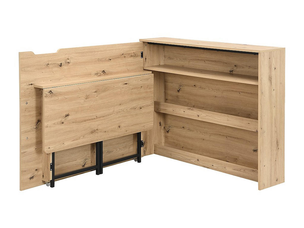 ECKSCHREIBTISCH Klappbar - MDF - Natur - RELIMY - Naturfarben, Holz (115/27/93cm) - Vente-Unique