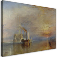 WANDBILD der letzte weg des temeraire william turner - Multicolor, Textil (60/40cm) - Feeby