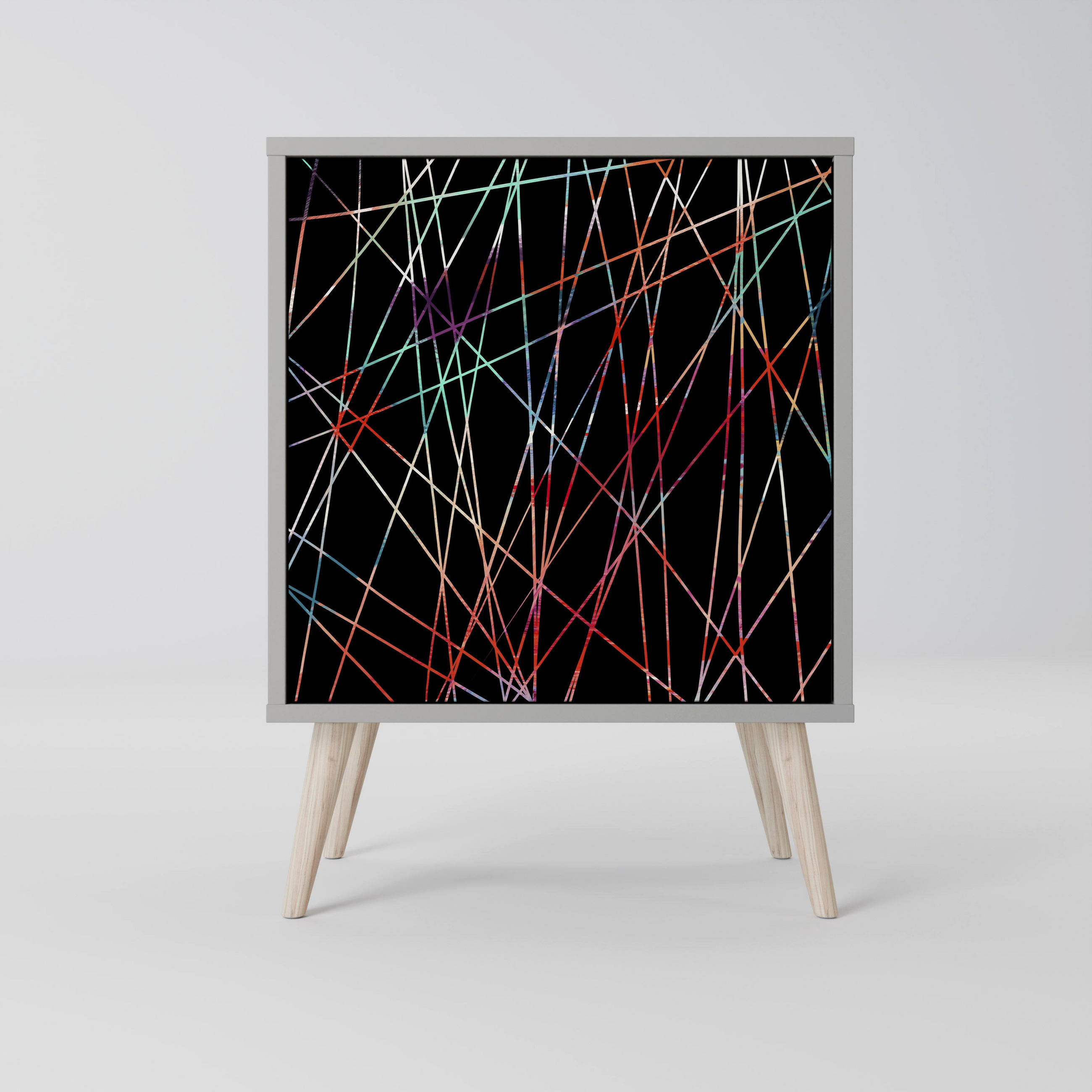 SpaceRebels Sideboard Grau 57.5x77.5x42 cm