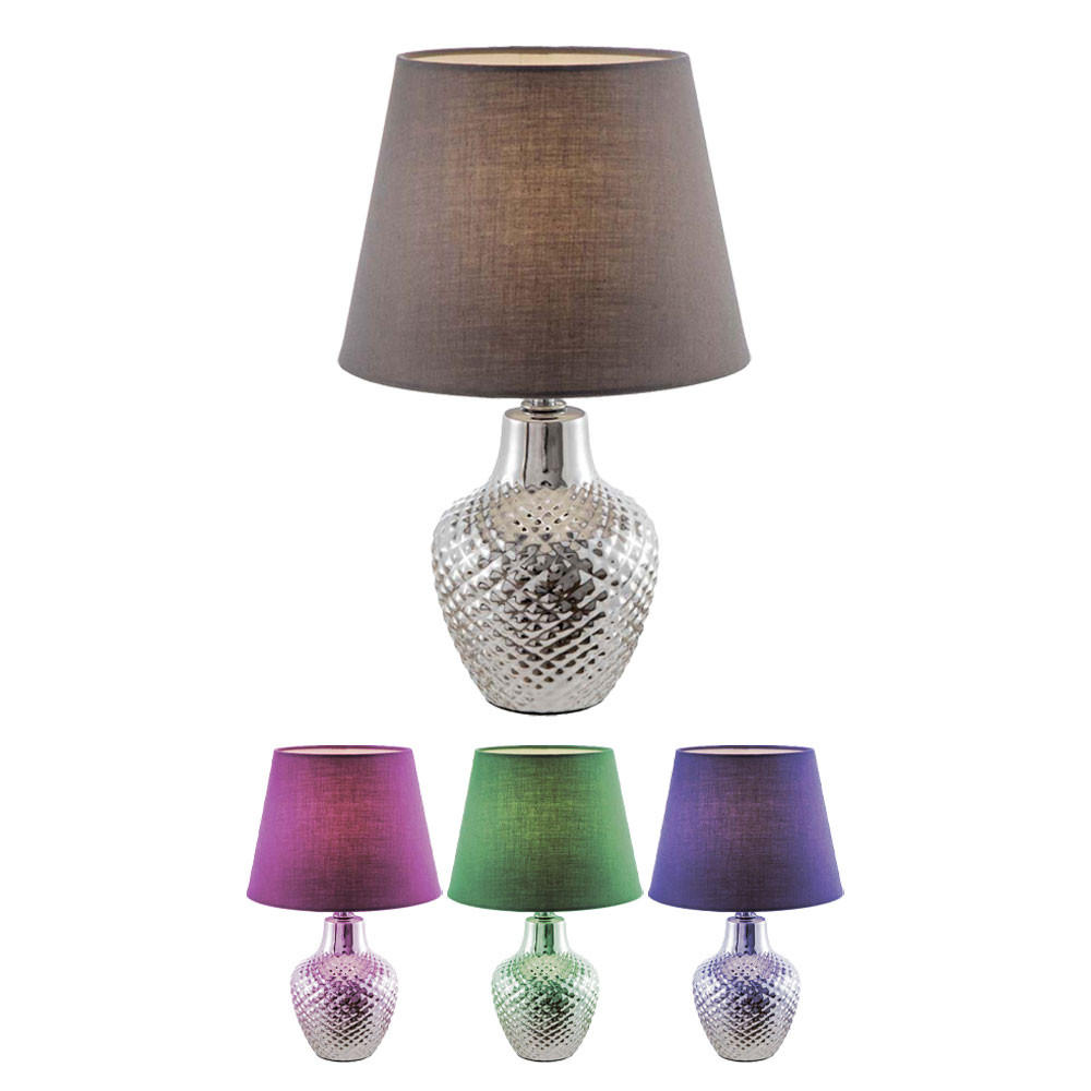 LED TISCHLEUCHTE HANKA Braun Keramik - Braun, Textil (20/32/32cm) - Nowa