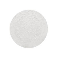 HOCHFLORTEPPICH Whisper Weiß ø 80 cm rund - Weiß, Textil (80/80cm) - benuta Nest