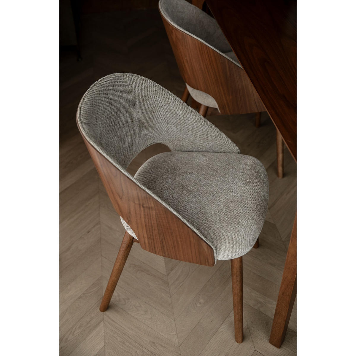 ESSZIMMERSTUHL Velore Nussbaum/ Beige - Beige, Kunststoff (49/78/58cm) - Dutchbone