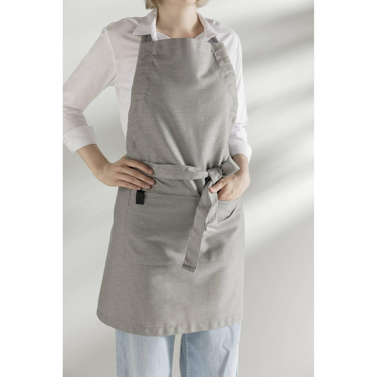 ZÁSTERA BASE - sivá, textil (85/85cm) - Schöner Wohnen