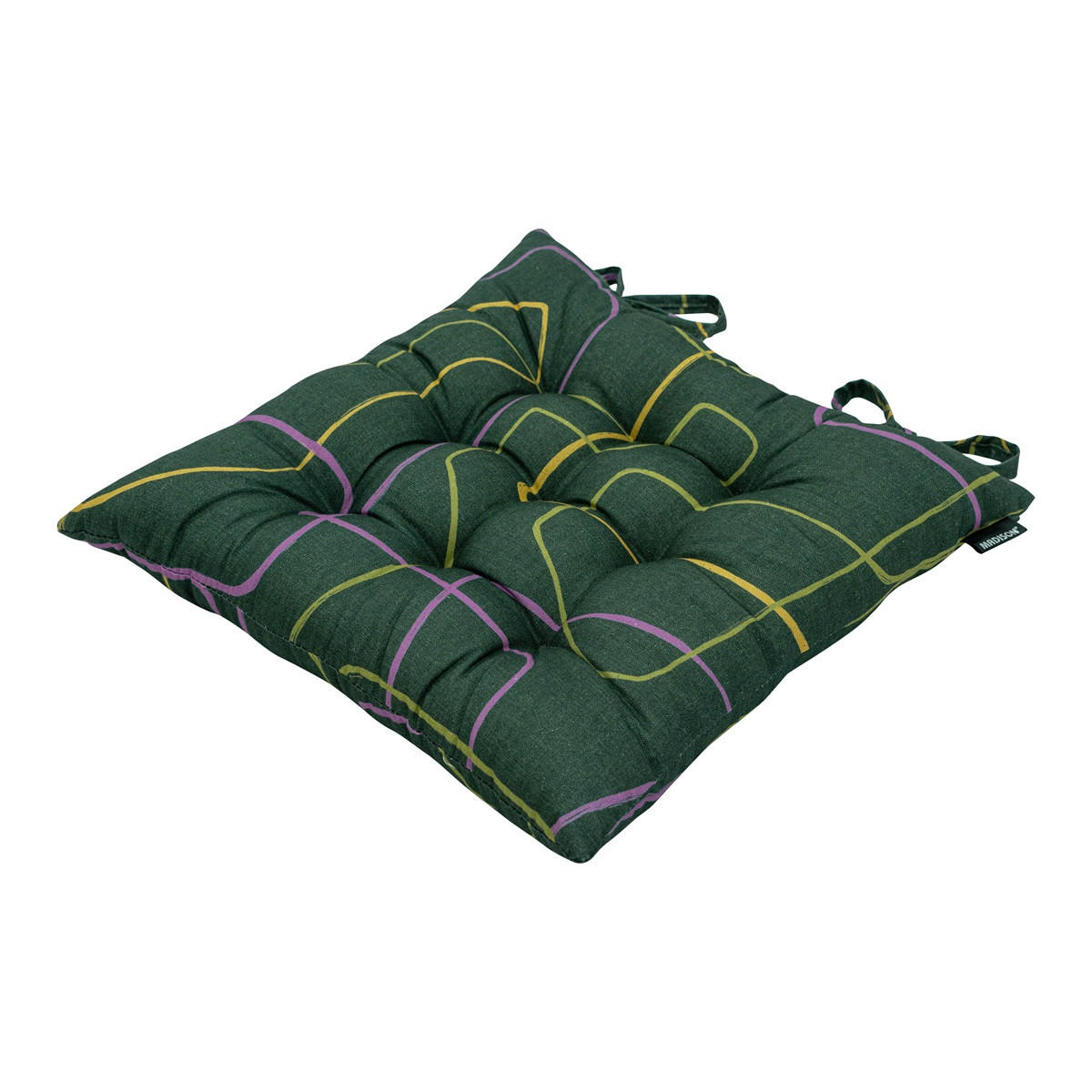 SITZKISSEN Joah 46/46 cm 4er-Set - Grün, Textil (46/8/46cm) - Madison