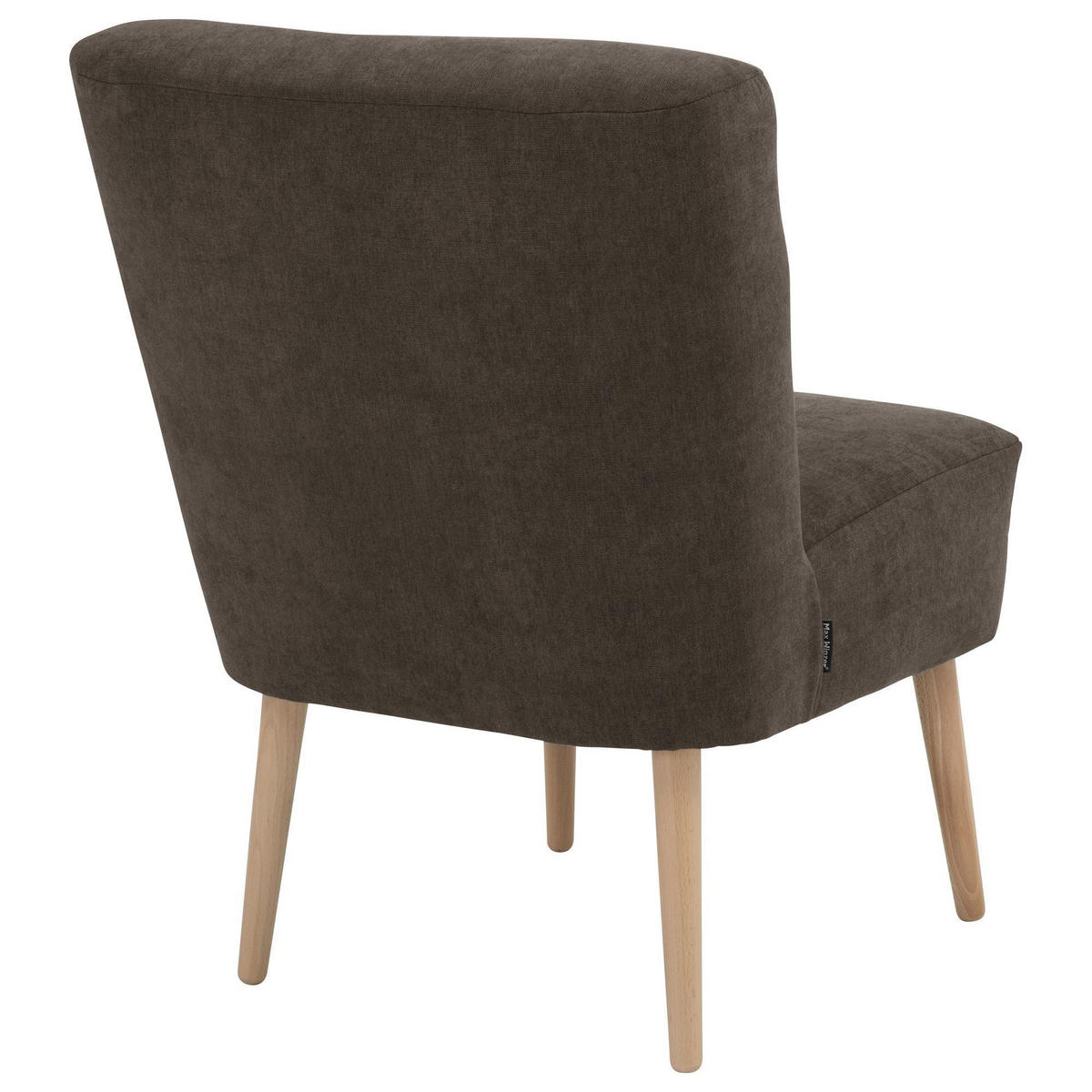 SESSEL Kamle Bezug Flachgewebe Buche natur / schoko - Braun, Kunststoff (68/78/58cm) - 58aufmkessel