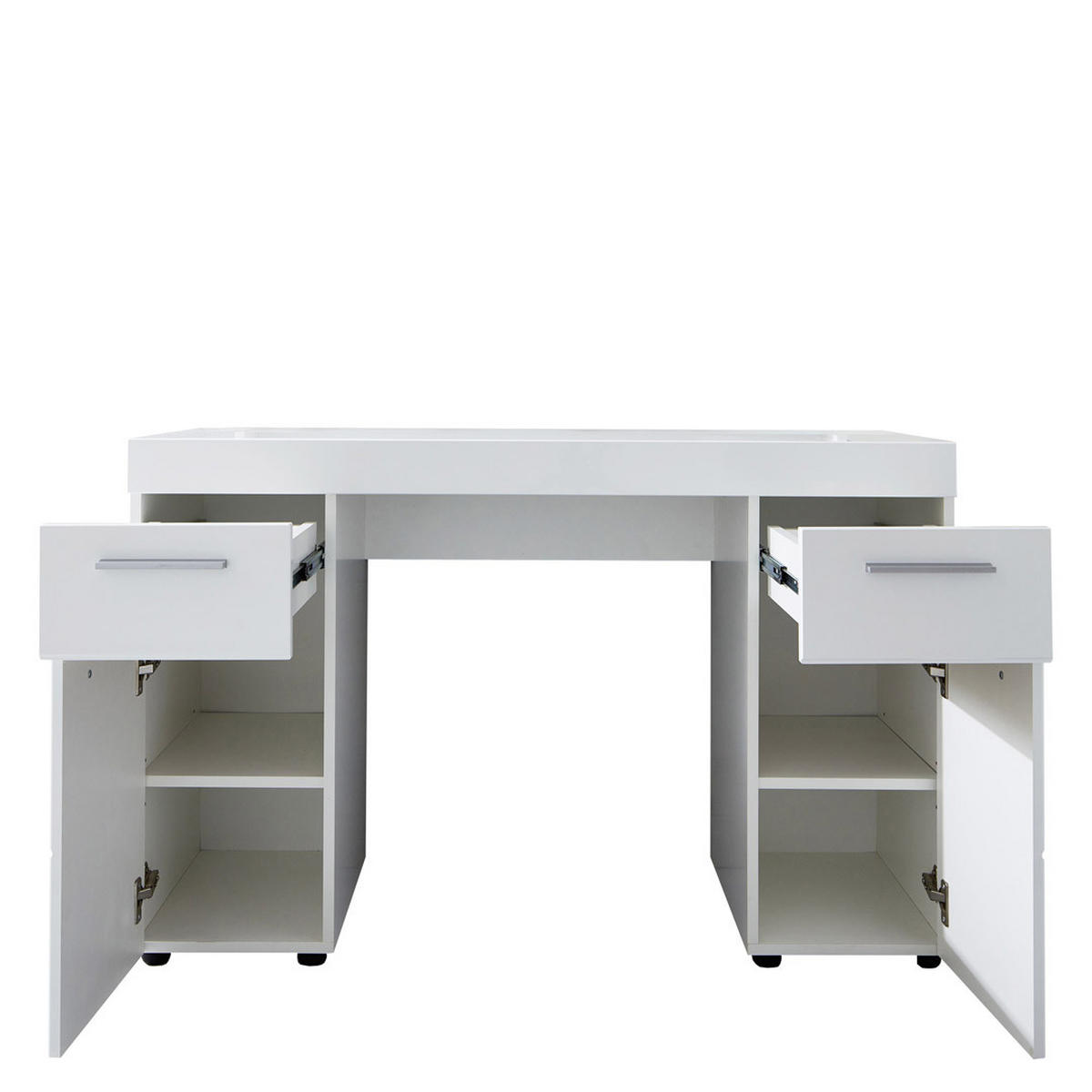SCHREIBTISCH Weiß - Weiß, Holzwerkstoff (41/120/76cm) - ebuy24