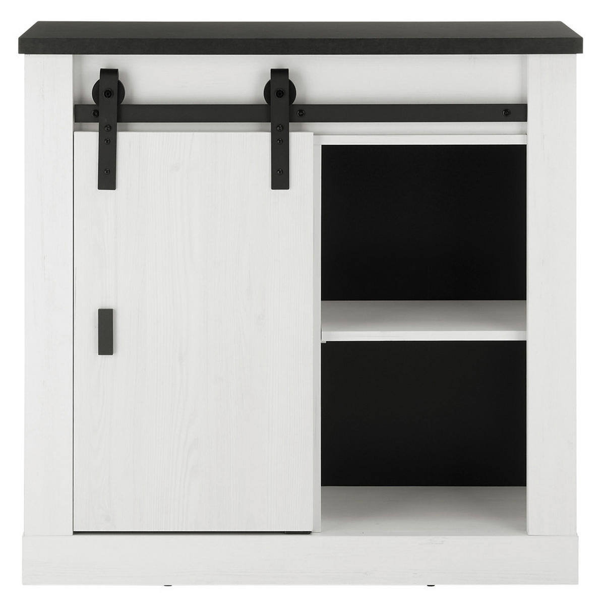 KOMMODE Shelton-61 - Weiß, Holzwerkstoff (93/91/38cm) - Lomado