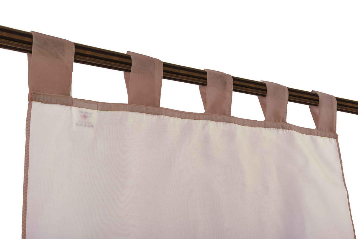 SCHEIBENGARDINE GERA 90x60 cm Taupe - Taupe, Textil (60/90cm) - Gardinenbox