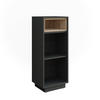 MIDISCHRANK Beatrice Anthrazit/Sonoma 38 x 93 cm mit 3 Fächern - Anthrazit/Sonoma Eiche, Holzwerkstoff (38/93/30cm) - Vicco