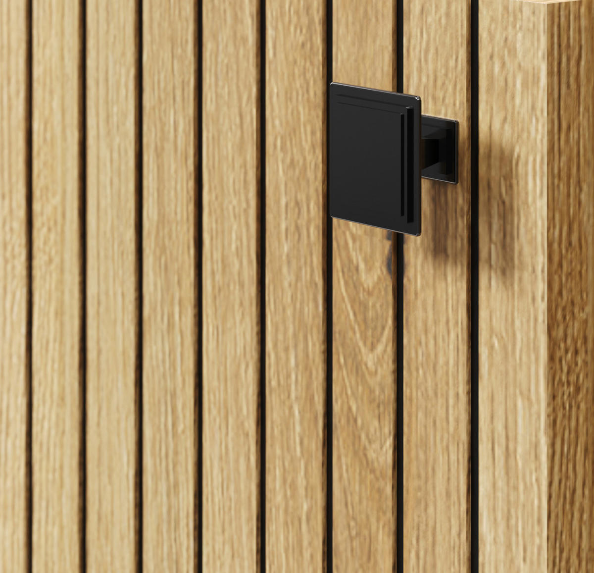 WASCHBECKENUNTERSCHRANK Evoke Eiche, grau 60 cm, Badschrank auf Rollen - Eichefarben/Anthrazit, Holzwerkstoff/Metall (60/64/42cm) - Top.Furn