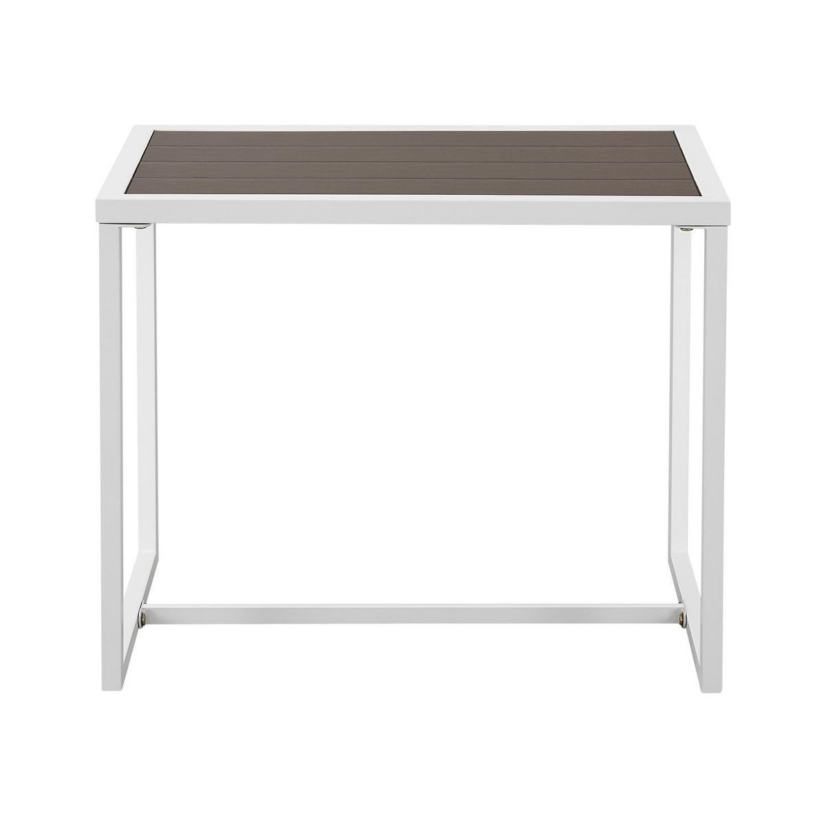 GARTENMÖBEL Bari dunkelgrau 5-tlg. - Grau, Metall - Juskys