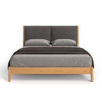 MASSIVHOLZBETT Vena aus Eiche 180x200 cm - Eichefarben/Braun, Holz (180/200cm) - Danzz