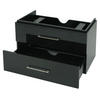 WASCHBECKENUNTERSCHRANK PREMIUM Schwarz - Schwarz, Holz (89/54/46cm) - MCW